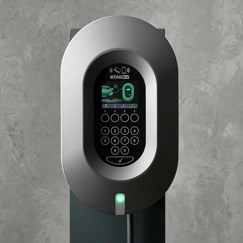 STAG EV CORE Charging Station (Charging Cable) White, Graphite