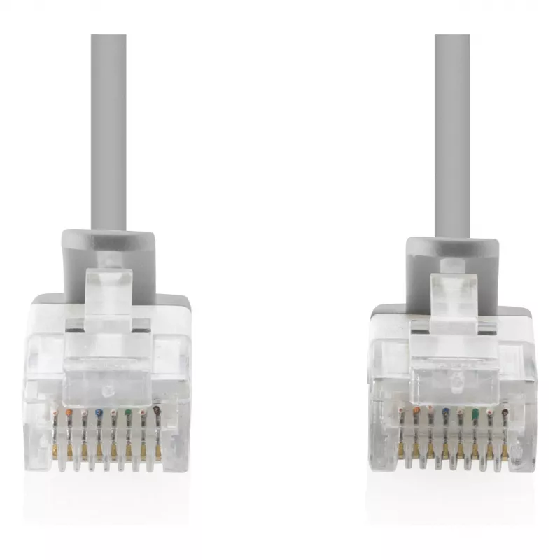 CAT 6 U-UTP Slim Patch Cable, 0,3 m, Grey