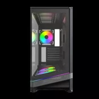 Montech Sky 3 PC-Enclosure, Midi-Tower, ATX, ARGB, Tempered Glass - black