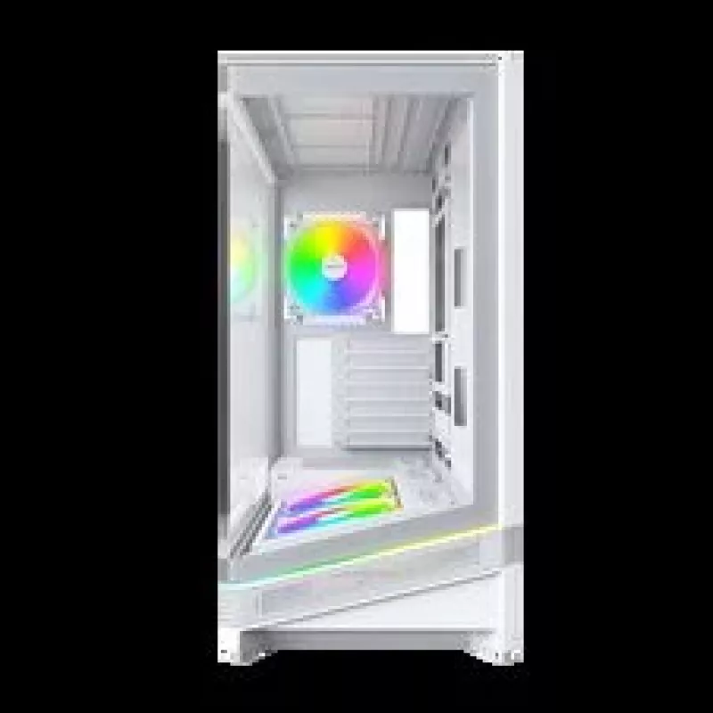 Montech Sky 3 PC-Enclosure, Midi-Tower, ATX, ARGB, Tempered Glass - White