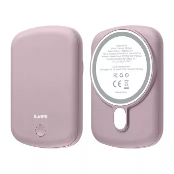 LAUT POWER CHARGE HANDY Pink Powerbank comp.e with MagSafe