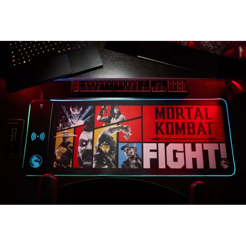 Numskull Mouse Pad Mortal Kombat + wireless Charge 30x80cm