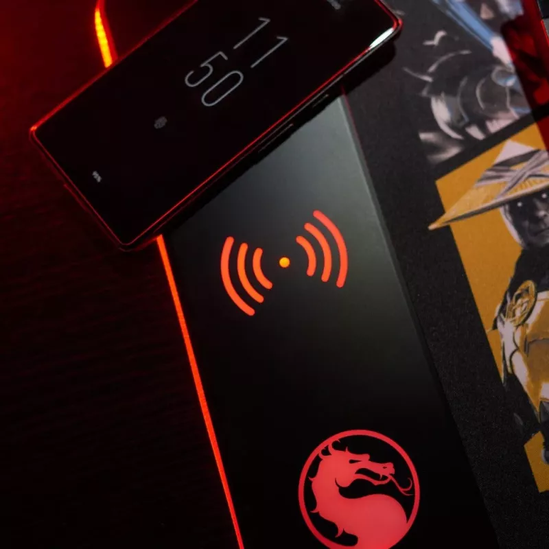 Numskull Mouse Pad Mortal Kombat + wireless Charge 30x80cm