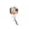 Selfie stick Monopod wired white