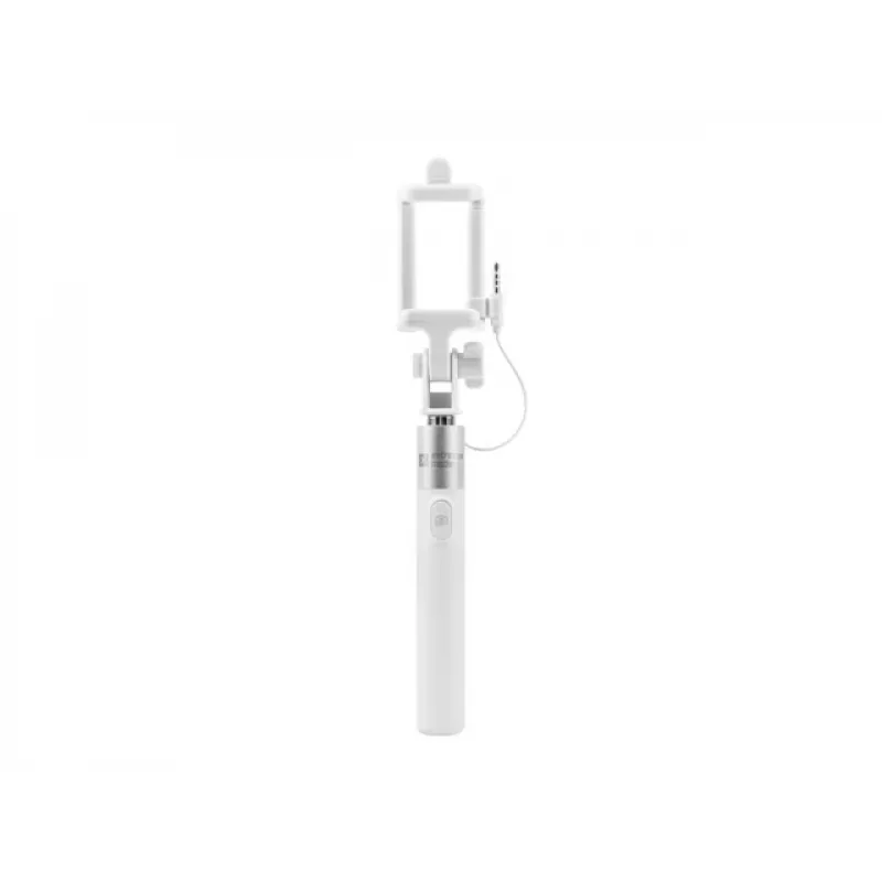 Selfie stick Monopod wired white