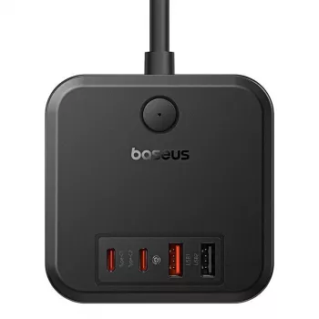 Baseus PowerCombo Universal power strip Indoor Black