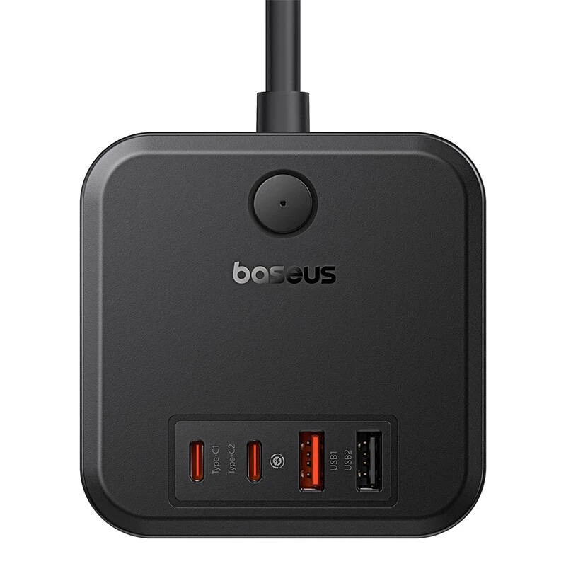 Baseus PowerCombo Universal power strip Indoor Black