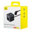 Baseus PowerCombo Universal power strip Indoor Black