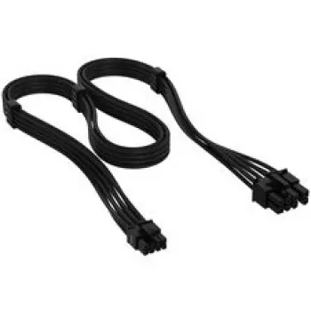 Corsair Premium Sleeved 6+2-Pin-PCIe-Cable, for Type-5-Power Supply - black