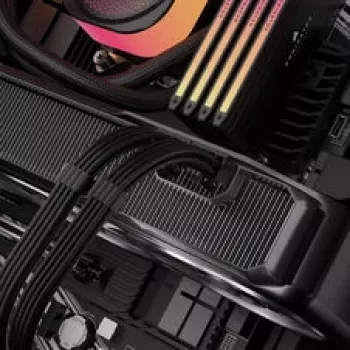 Corsair Premium Sleeved 6+2-Pin-PCIe-Cable, for Type-5-Power Supply - black