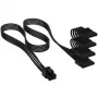 Corsair Cable, Type 4, SATA Power Connector, 405mm, 520mm, 635mm, 750mm, individually sleeved -black