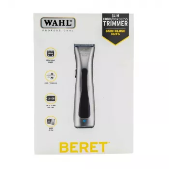 Wahl 08841-66 ProLithium Beret professional hair trimmer - silver/black