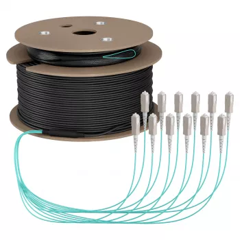 EFB Trunk Cable U-DQ(ZN)BH OM3 12G (1x12) SC-SC 70m Dca LSZH