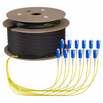 EFB Trunk Cable U-DQ(ZN)BH OS2 12E (1x12) SC-SC 120m Dca LSZH G657A1