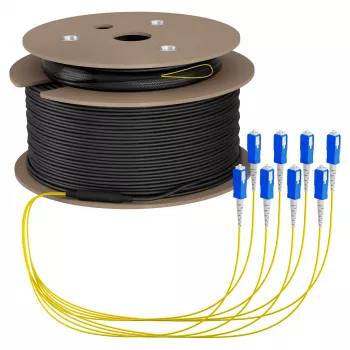 EFB Trunk Cable U-DQ(ZN)BH OS2 8E (1x8) SC-SC 110m Dca LSZH G657A1