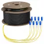 EFB Trunk Cable U-DQ(ZN)BH OS2 8E (1x8) SC-SC 150m Dca LSZH G657A1