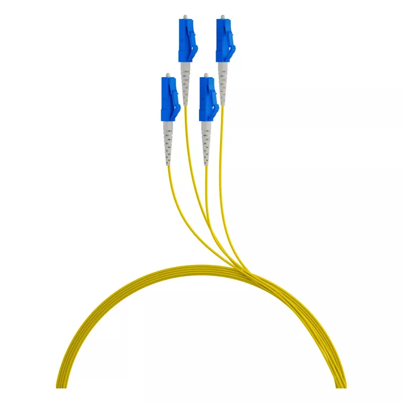EFB Trunk Cable U-DQ(ZN)BH OS2 4E (1x4) LC-LC 10m Dca LSZH G657A1