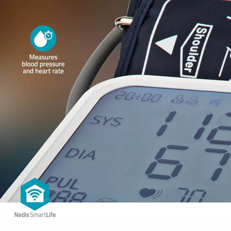 blood pressure monitor Nedis SmartLife BTHBP10WT LCD 22-42cm