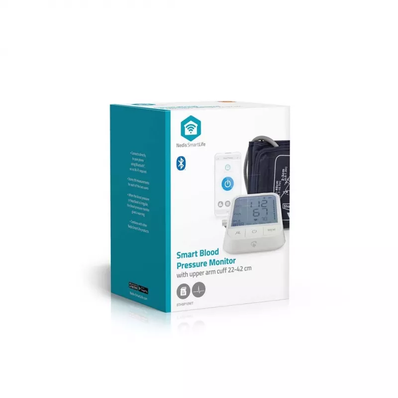 blood pressure monitor Nedis SmartLife BTHBP10WT LCD 22-42cm