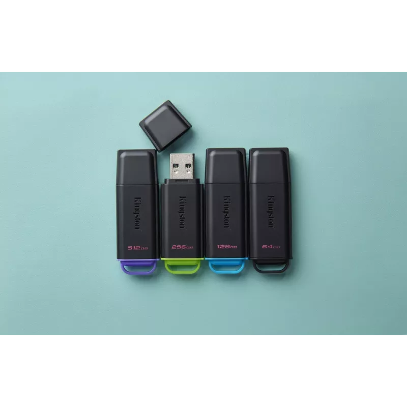 Kingston Technology DataTraveler 64GB Portable USB 3.2 Gen 1 Exodia Black