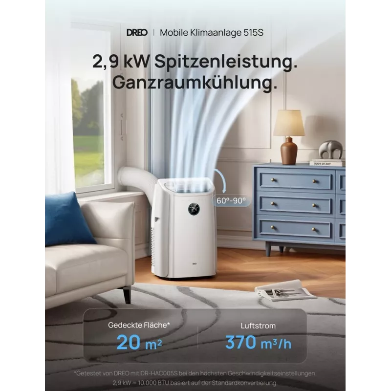 Dreo - Portable Air Conditioner, AC515 - Smart (Freight Delivery)