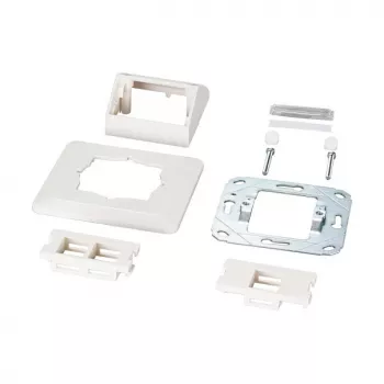 EFB Multifunktions-Rahmenset mit 1-und 2-Port Adapter Keystone Format(HDMI,USB,