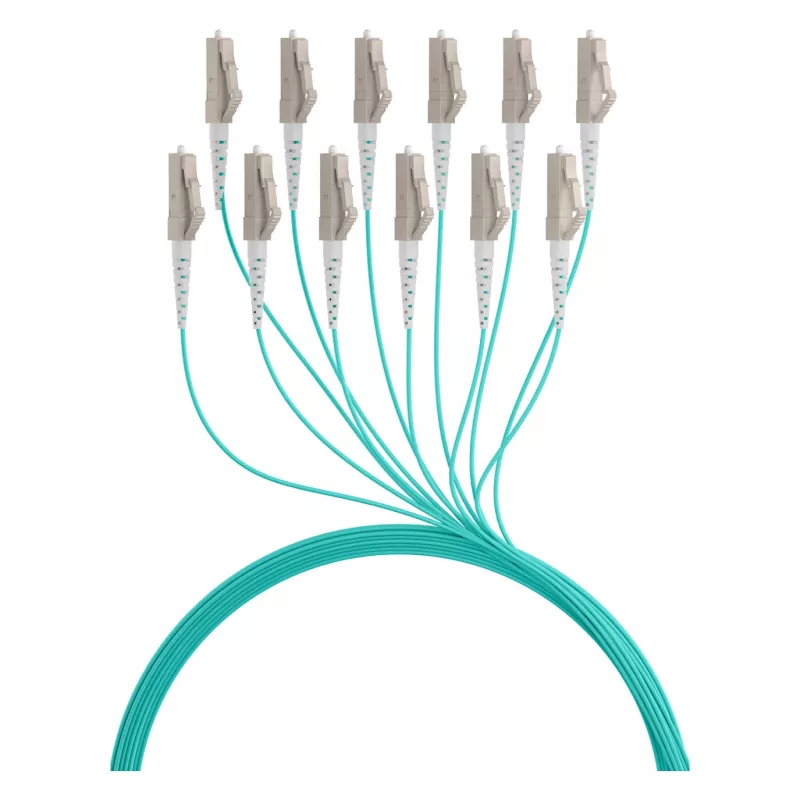 EFB Trunk Cable U-DQ(ZN)BH OM3 12G (1x12) LC-LC 50m Dca LSZH