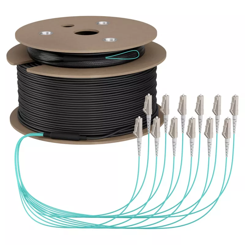 EFB Trunk Cable U-DQ(ZN)BH OM3 12G (1x12) LC-LC 90m Dca LSZH