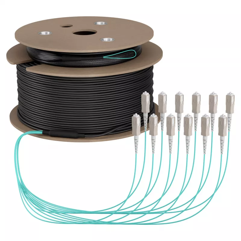 EFB Trunk Cable U-DQ(ZN)BH OM3 12G (1x12) SC-SC 170m Dca LSZH
