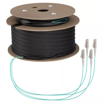 EFB Trunk Cable U-DQ(ZN)BH OM3 4G (1x4) LC-LC 90m Dca LSZH