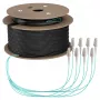 EFB Trunk Cable U-DQ(ZN)BH OM3 8G (1x8) LC-LC 70m Dca LSZH