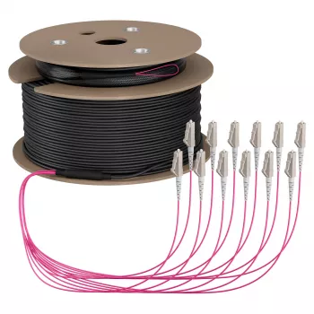 EFB Trunk Cable U-DQ(ZN)BH OM4 12G (1x12) LC-LC 140m Dca LSZH