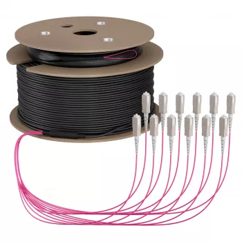 EFB Trunk Cable U-DQ(ZN)BH OM4 12G (1x12) SC-SC 190m Dca LSZH