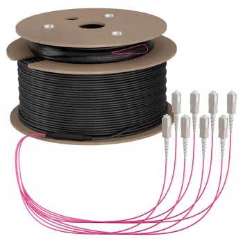 EFB Trunk Cable U-DQ(ZN)BH OM4 8G (1x8) SC-SC 130m Dca LSZH