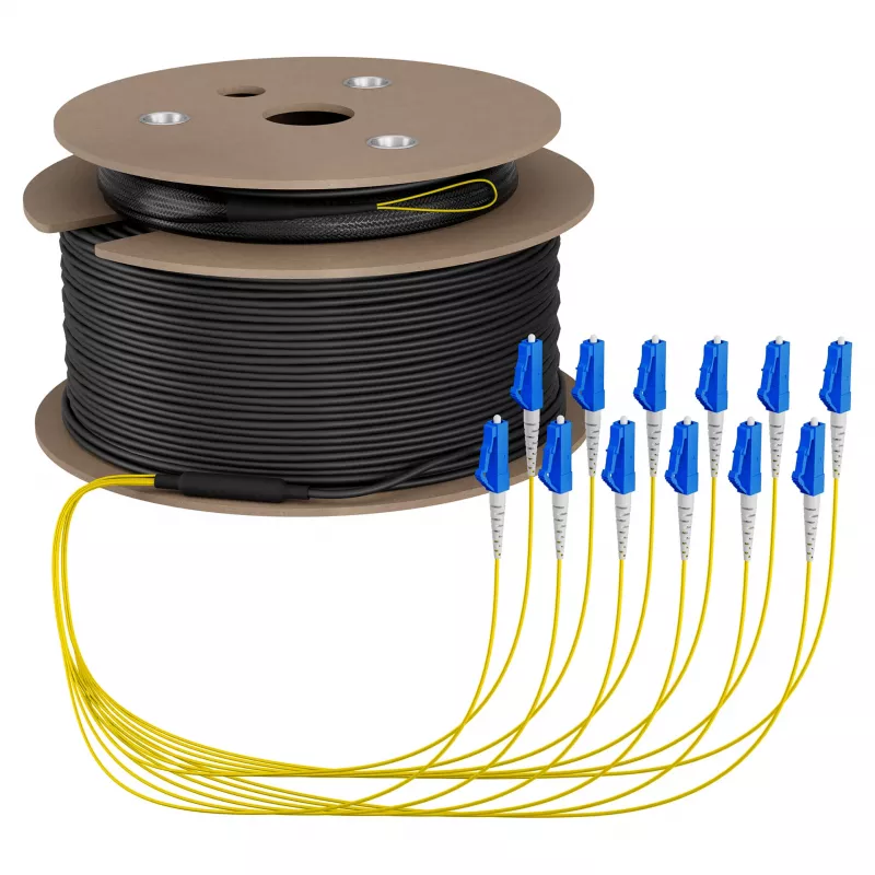 EFB Trunk Cable U-DQ(ZN)BH OS2 12E (1x12) LC-LC 160m Dca LSZH G657A1
