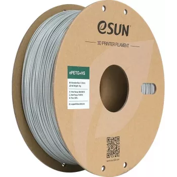 EPETG 1,75mm SOLID SILVER 1kg ESUN 3D FILAMENT (ePETGP175SS1)