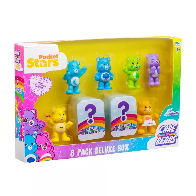 Care Bears S1 Figures - 8 Pack Deluxe Box (Assortment)