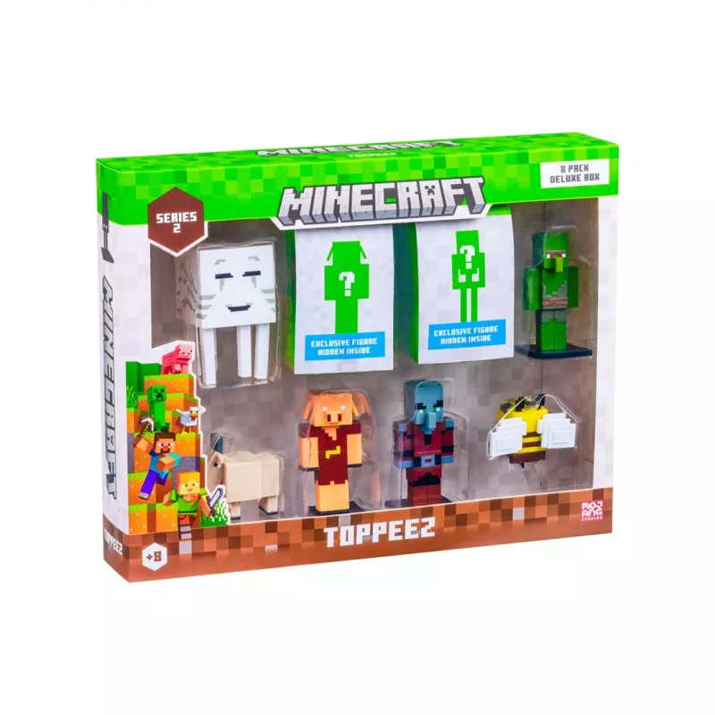 Minecraft S2 Figures - 8 Pack Deluxe Box (Assortment)