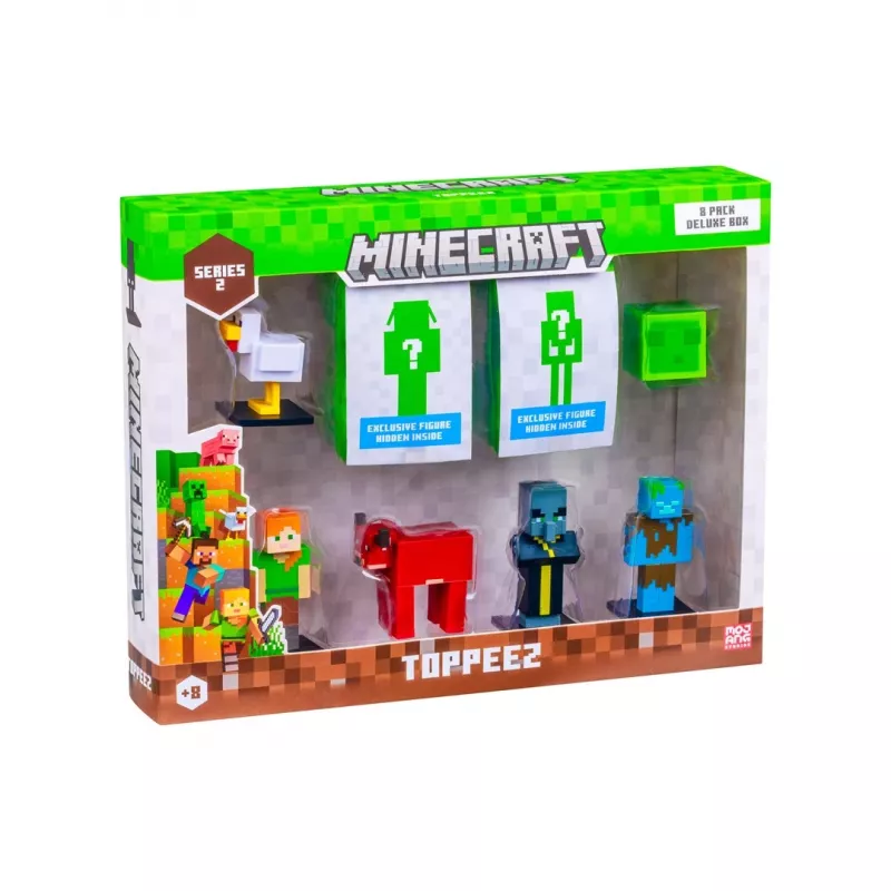 Minecraft S2 Figures - 8 Pack Deluxe Box (Assortment)
