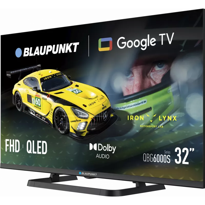 Blaupunkt QLED TV | 32QBG6000S | 32 | Smart TV | Google TV | Black