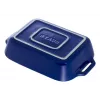 Staub Rectangular Dish Ceramic, dark blue, 34x24x7.6