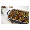 Staub Rectangular Dish Ceramic, dark blue, 34x24x7.6