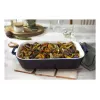 Staub Rectangular Dish Ceramic, dark blue, 34x24x7.6