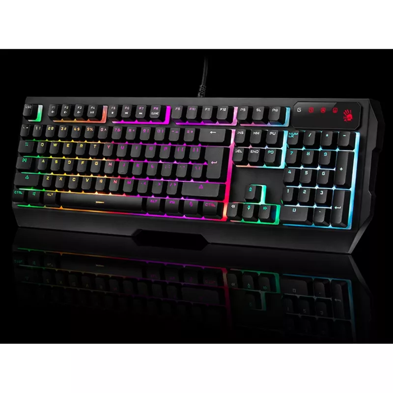 A4TECH BLOODY USB B1700 B140N +ES7 + BP-50M USB/ Esports Black USB set keyboard+mouse+pad (EN)