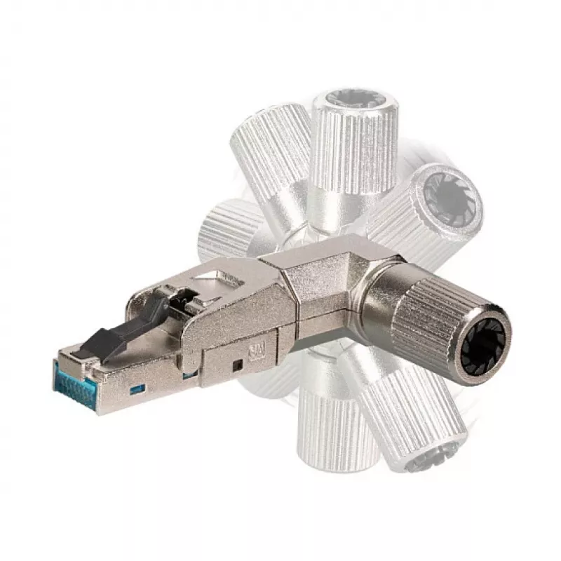 EFB Elektronik 88035P8.1 - RJ-45 - Silver - Male - zinc - Cat6 - 22/26