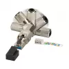 EFB Elektronik 88035P8.1 - RJ-45 - Silver - Male - zinc - Cat6 - 22/26
