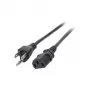 EFB-Elektronik Power Lead USA/NEMA 5-15P - C13 180°, black, 1,8m, 3SJT AWG14 x 3C Manufacturer: EFB Elektronik (EK462.1,8)