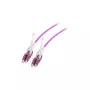 Fiber optic duplex jumper LC–LC OM4 7.5 m with push/pull tab, EFB Elektronik