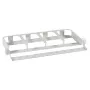 Rack mount 1U carrier for FTTH modules EFB Elektronik FTTH-BGT-1HE — 19 inch 48.3 cm, holds 8 module slots, front cable tray, up to 96 LC ports per 1U