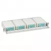 Rack mount 1U carrier for FTTH modules EFB Elektronik FTTH-BGT-1HE — 19 inch 48.3 cm, holds 8 module slots, front cable tray, up to 96 LC ports per 1U